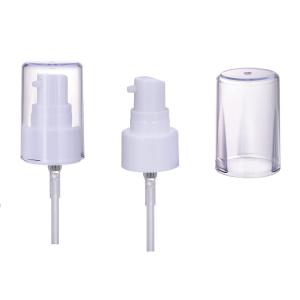 18/410 20/410 Plastic Cream Treatment Pump with Cap for Cosmetics Packaging