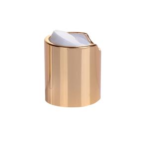 20/410 24/410 28/410 Aluminum shinny plastic disc top cap for bottle