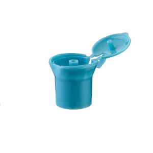 Manufacture colorful plastic flip top cap screw cap 24/410 28/410 for cosmetic bottles