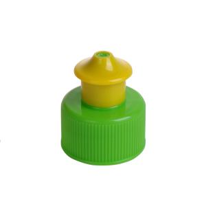 Wholesale fashion 28/410 plastic pull-push cap screw lid