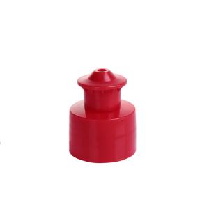 Manufacturer pull-push caps cosmetic disc top cap cosmetics container