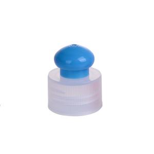 Factory wholesale pp plastic pull-push cap plastic shampoo cap bottle cap