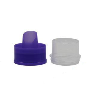 New design daily used plastic screw cap colorful screw lid for bottles