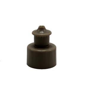 Manufactured cosmetic and daily used plastic pull-push screw cap screw lid 24mm 28mm for all bottles.