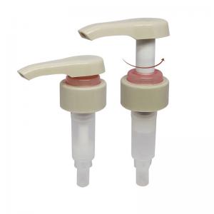 China Yuyao PP Aluminum 33mm Black Closure Outspring Screw Lock Dispenser Lotion Pump