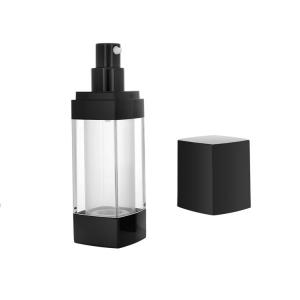 Professional factory personal care airless glass cosmetic bottle